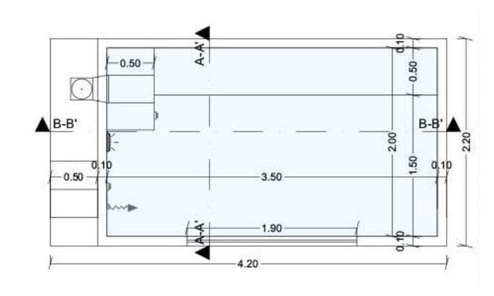 Piscine Élevée Acier Rigide ILU PRO 235