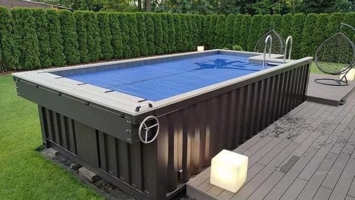 Piscine Conteneur 20 Pieds — Fabrication Soudée
