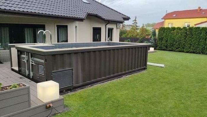 Piscine Conteneur 20 Pieds — Fabrication Soudée
