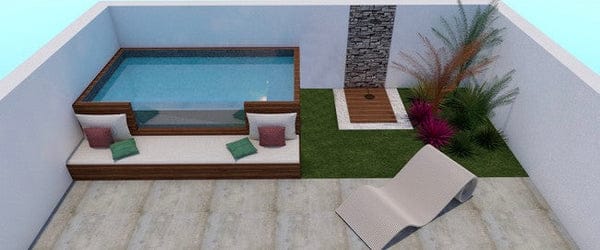Piscine Polypropylène 6,5 × 2,5 m — Fenêtre Panoramique