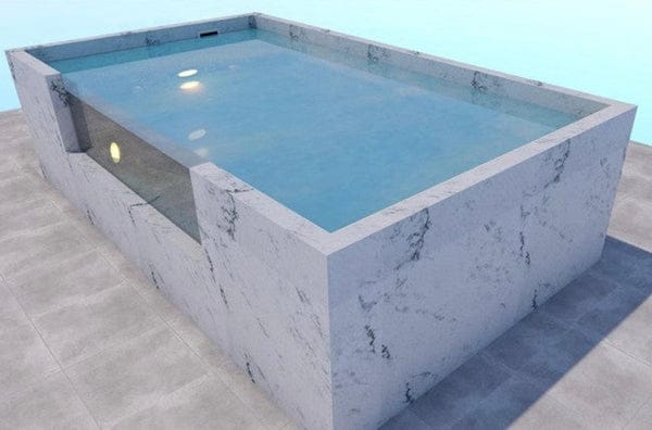 Piscine Polypropylène 6,5 × 2,5 m — Fenêtre Panoramique