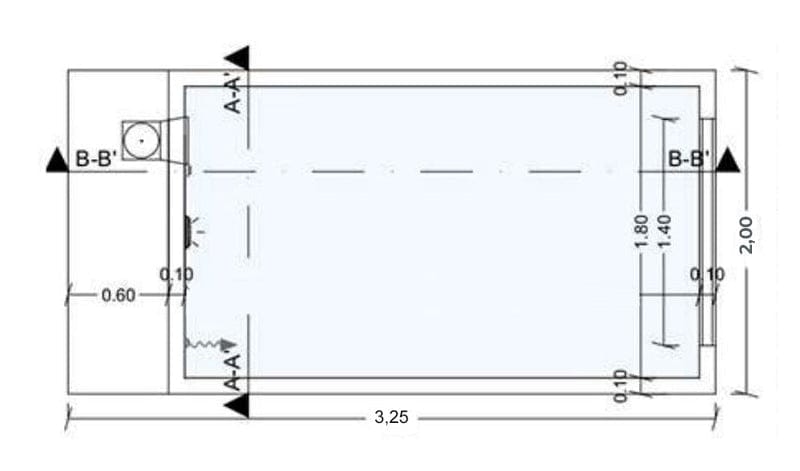 Piscine Polypropylène 6,5 × 2,5 m — Fenêtre Panoramique