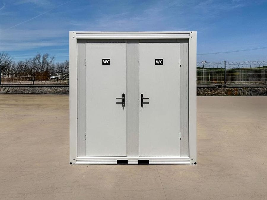 Conteneur Sanitaire Double WC (220 x 120 cm)