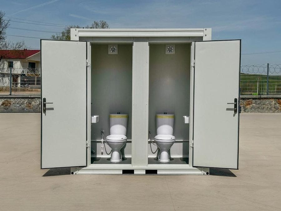 Conteneur Sanitaire Double WC (220 x 120 cm)