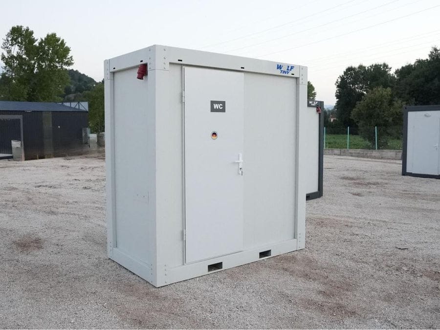 Conteneur Sanitaire WC et Douche (120 x 220 cm) — Neuf