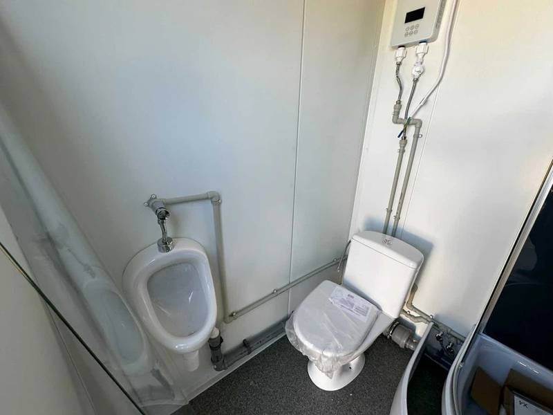 Conteneur Sanitaire WC, Douche et Urinoir